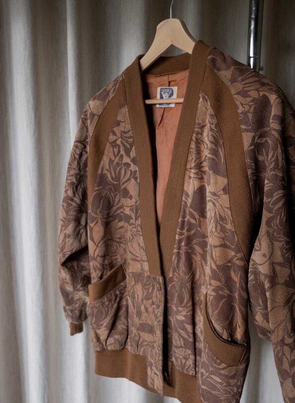 The perforated suede leather jacket - Size up to 42 - Image 4