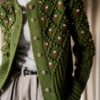 The handmade bubble green trachten knit - Size up to M - Image 4