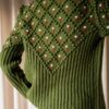 The handmade bubble green trachten knit - Size up to M - Image 6