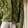 The handmade bubble green trachten knit - Size up to M - Image 2