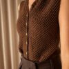 The 100% wool bubble knitted vest - size up to 36 - Image 3