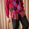 The argyle wool knit - Size up to L - Image 5