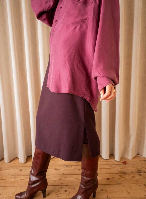 The 100% silk raspberry shirt - Size up to 42 - Image 6