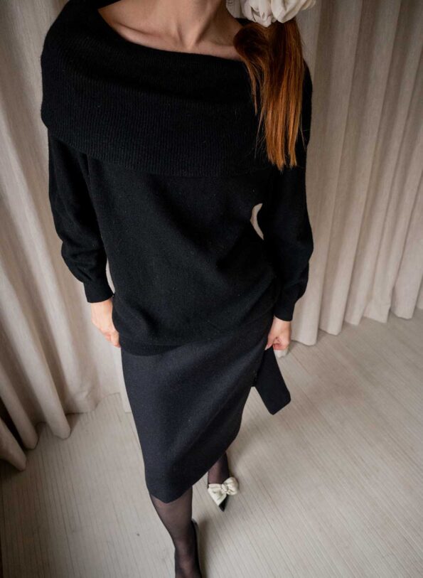 The boatneck 100% wool knit - Size up to 38 - Image 2