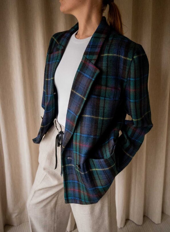 Checkered blazer - Size up to 42