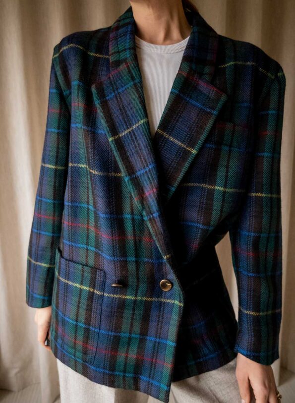 Checkered blazer - Size up to 42 - Image 4