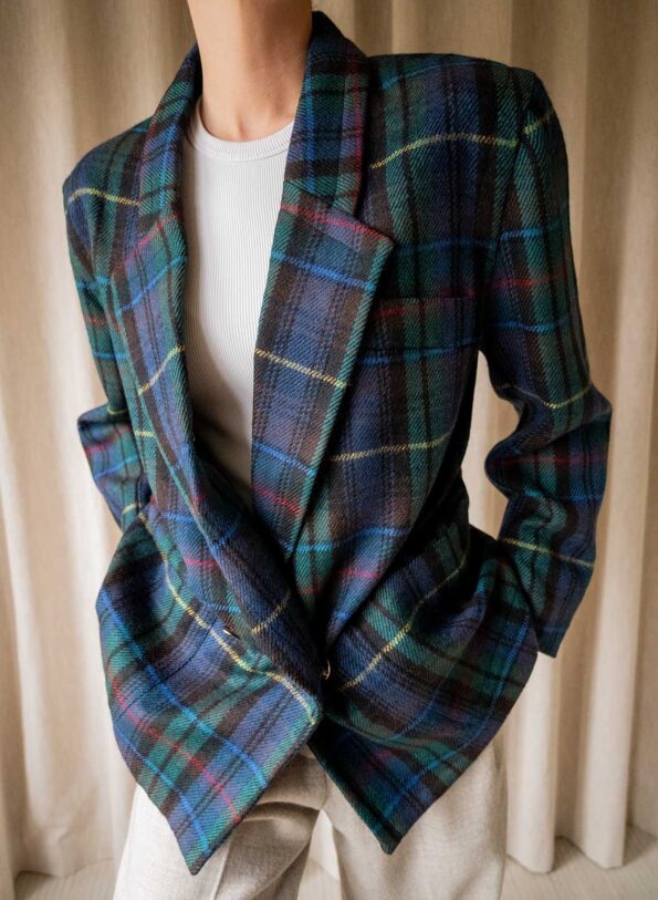 Checkered blazer - Size up to 42 - Image 2