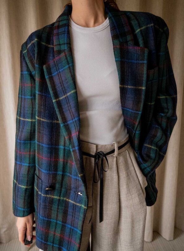 Checkered blazer - Size up to 42 - Image 3