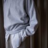 The light grey melange sweat - Size up to 40