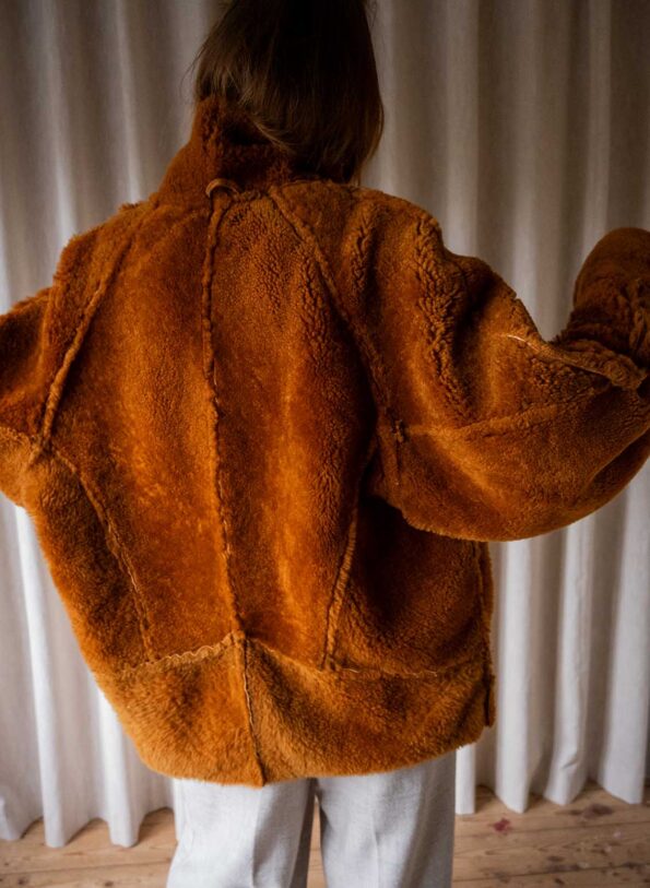 &II Upcycled: The terra cropped lammy coat - Size up to 42 - Image 10