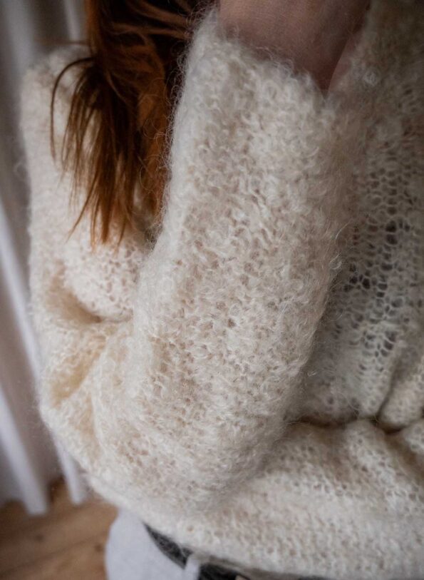 The soft ivory knitted cardigan - Size up to 38 - Image 7