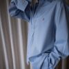 The sky blue cotton RALPH LAUREN shirt - Size up to 40