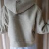 &II upcycled: The light grey double face wool duffelcoat - Size up to 40 - Image 4