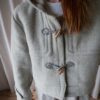 &II upcycled: The light grey double face wool duffelcoat - Size up to 40 - Image 14