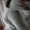 &II upcycled: The light grey double face wool duffelcoat - Size up to 40 - Image 13