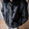 The black lammy duffle coat - Size up to 40 - Image 7