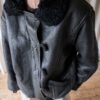 The black lammy duffle coat - Size up to 40 - Image 2