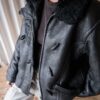 The black lammy duffle coat - Size up to 40