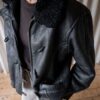 The black lammy duffle coat - Size up to 40 - Image 10