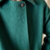 The 100% wool england made bottle green coat - Size up to 38 - Image 6