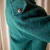 The 100% wool england made bottle green coat - Size up to 38 - Image 8
