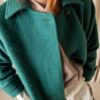 The 100% wool england made bottle green coat - Size up to 38 - Image 5