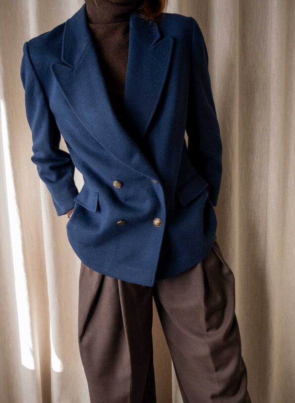 The Knitted blue blazer - Size up to 38 - Image 3