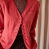 The longline blazer in burned red - Size up to 38 - Image 4