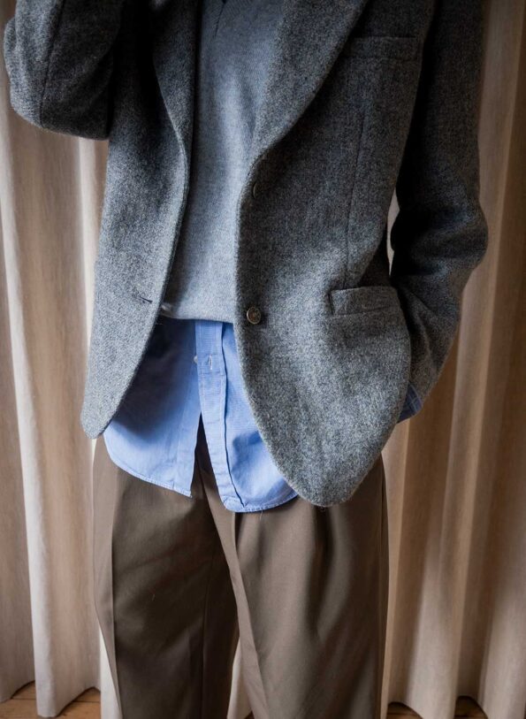 The vintage CACHAREL wool melange blazer - Size up to M - Image 6