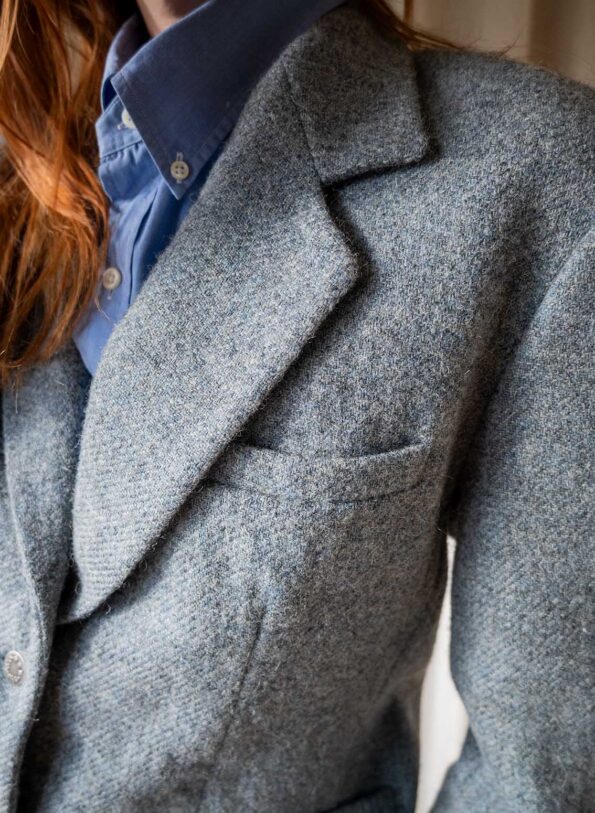 The vintage CACHAREL wool melange blazer - Size up to M - Image 11