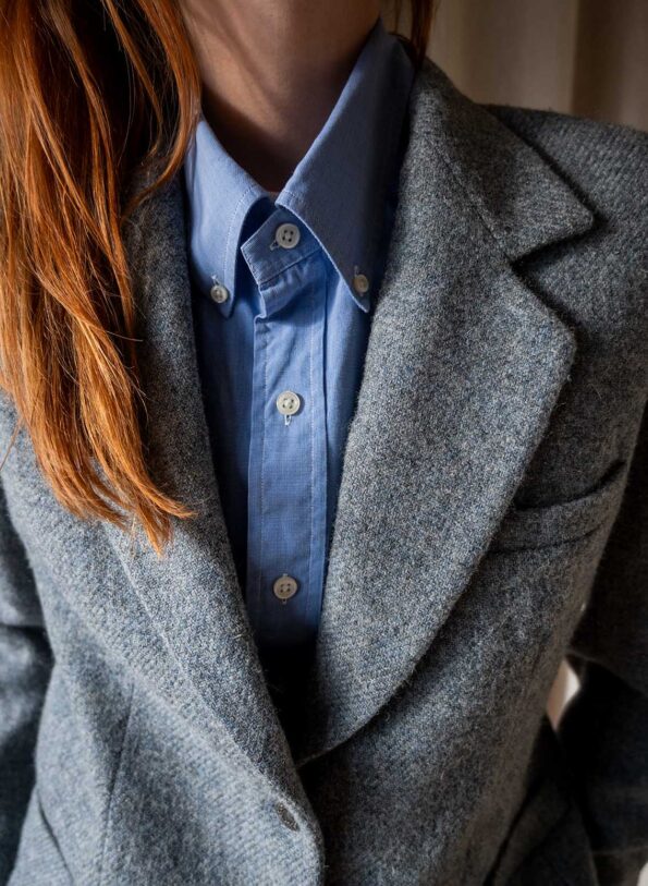 The vintage CACHAREL wool melange blazer - Size up to M - Image 5
