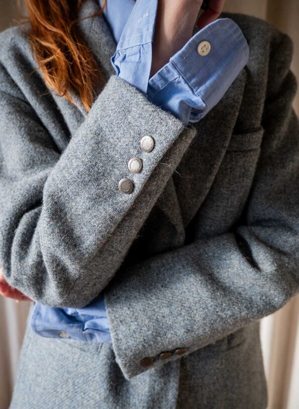 The vintage CACHAREL wool melange blazer - Size up to M - Image 12