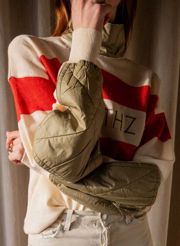 The colourblock detailed jumper - Size up to 40 - Image 5