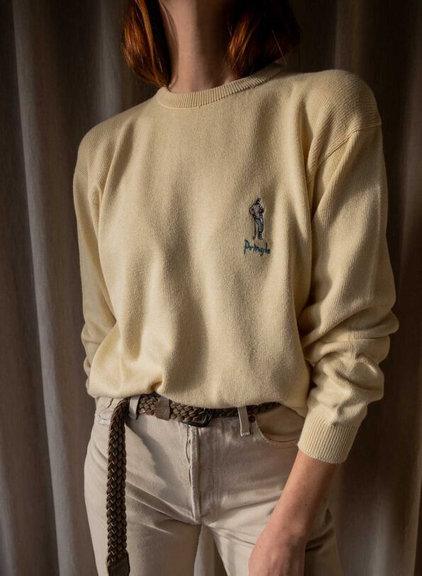 The butter yellow 100% cotton Pringle jumper - Size up to M - Image 4