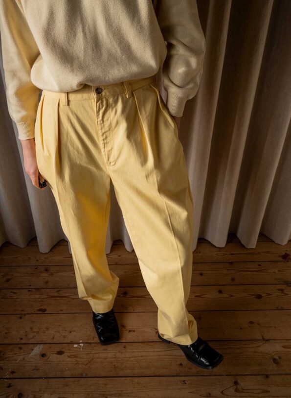 The RALPH LAUREN soft yellow pant - Size M up to L - Image 2