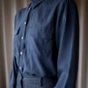 The navy blue perfect basic blouse in silk - Size up to M - Image 4