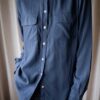 The navy blue perfect basic blouse in silk - Size up to M - Image 2