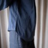The navy blue perfect basic blouse in silk - Size up to M - Image 5