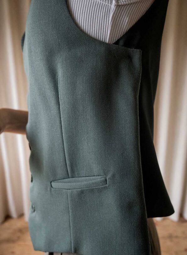 The moss green waistcoat - Size up to M - Image 5