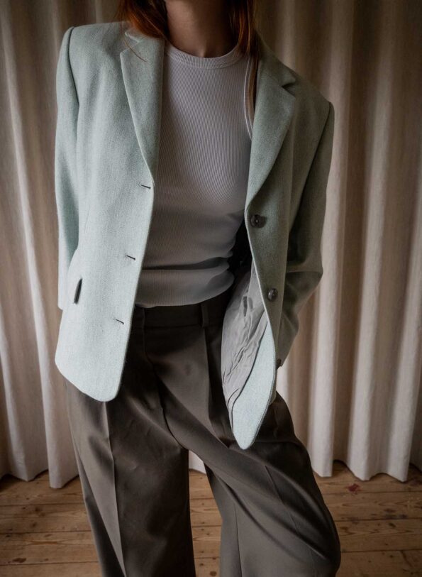 The LAUREL cashmere blend mint blazer - Size up to 40 - Image 6