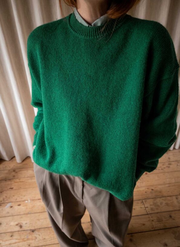 The 100% wool apple green knit - Size up to XL - Image 2