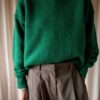 The 100% wool apple green knit - Size up to XL