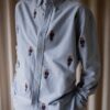 The allover bear embroidered Ralph Lauren shirt - Size up to M