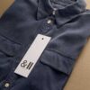 The navy blue perfect basic blouse in silk - Size up to M - Image 3