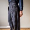 The wool Striped tailored pant with high waist - Size up to S - Image 4