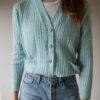 The ajour knit in wool blend - Size up to S