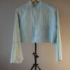 &II upcycled: The striped 100% popeline cotton detailed sleeve shirt - Size up to 38 - Image 6