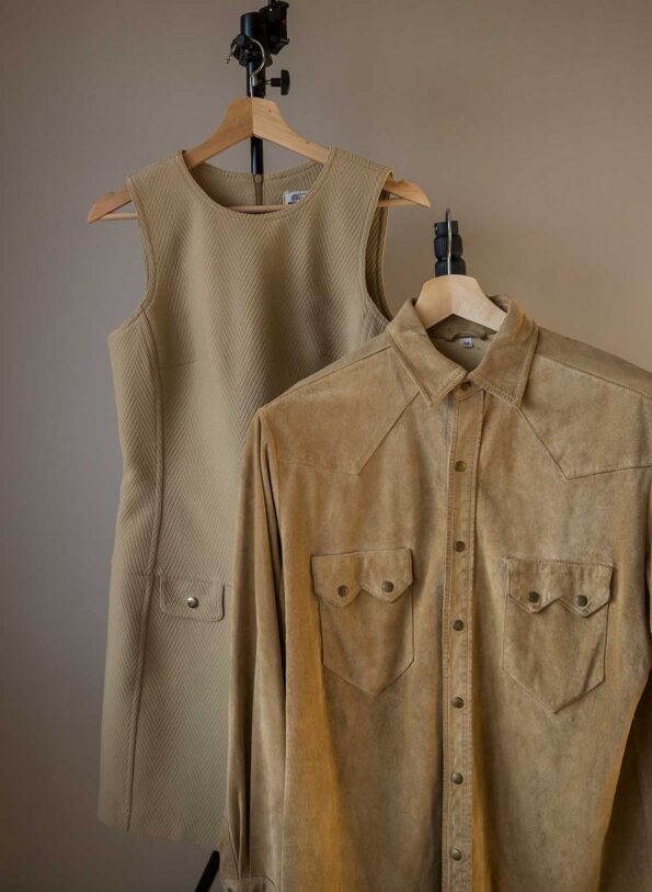 The suede light camel shirt - Size up to M - Image 3