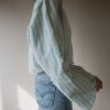 &II upcycled: The striped 100% popeline cotton detailed sleeve shirt - Size up to 38 - Image 2