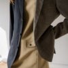 &II upcycled: The two tone blazer in beige and antra - Size up to 42 - Image 10